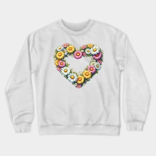 Heartfelt Blossoms Crewneck Sweatshirt